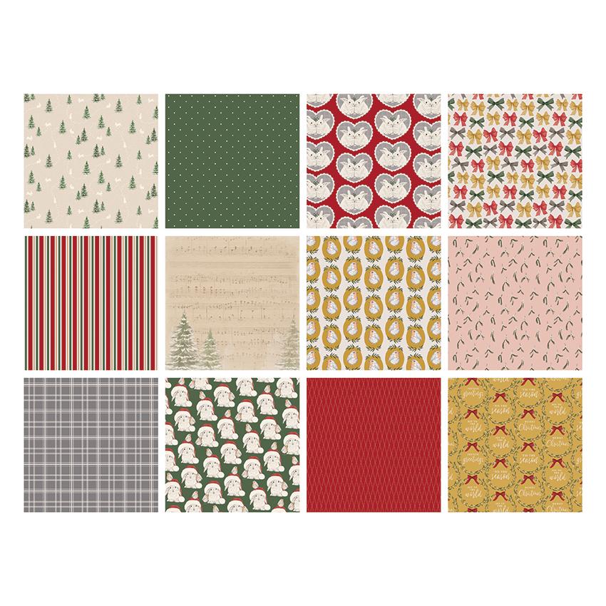 The Paper Boutique Sous le gui Bloc de papiers 6x6