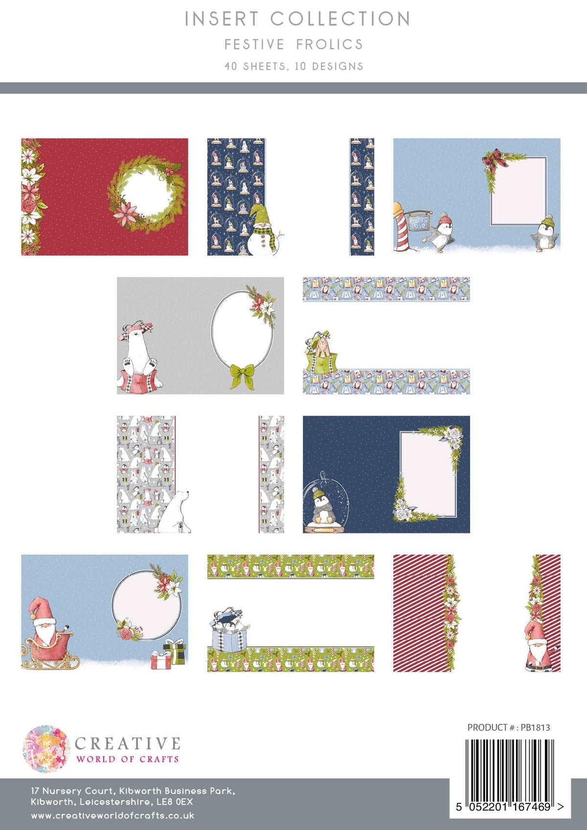 The Paper Boutique Festive Frolics – Collection d'inserts