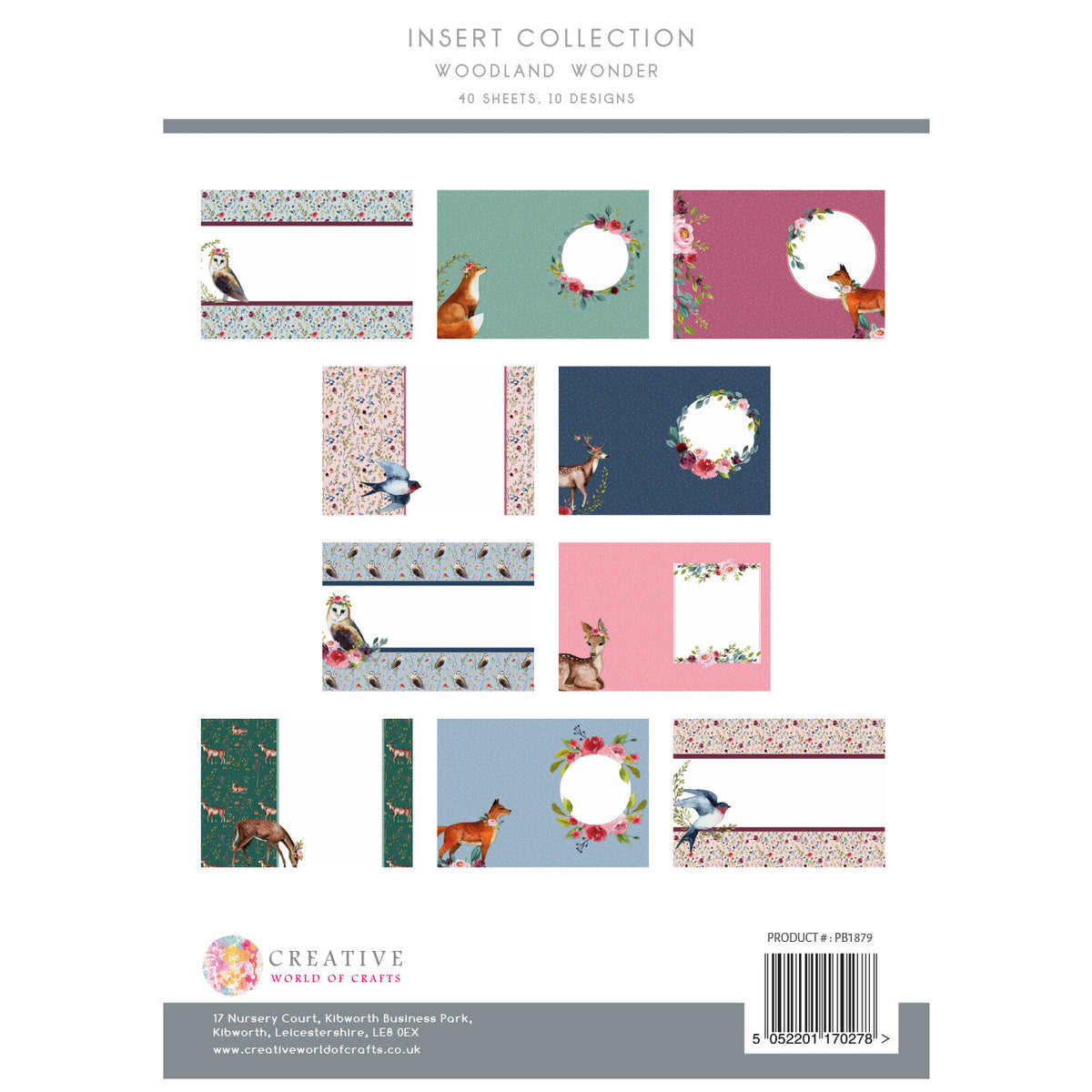 The Paper Boutique Collection d'Inserts Merveille de la Forêt