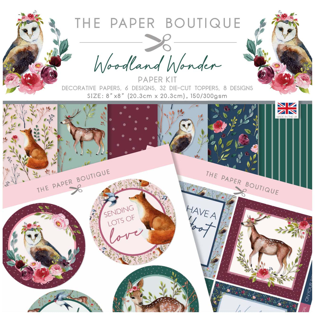 Kit de Papier La Boutique du Papier Woodland Wonder