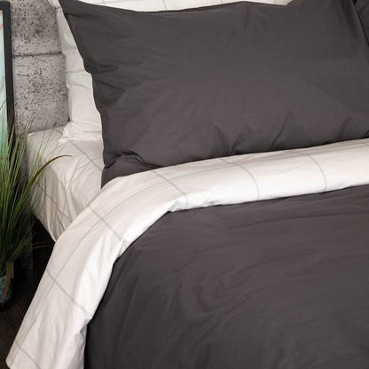 Lot de taies d'oreiller essentielles en percale de coton biologique