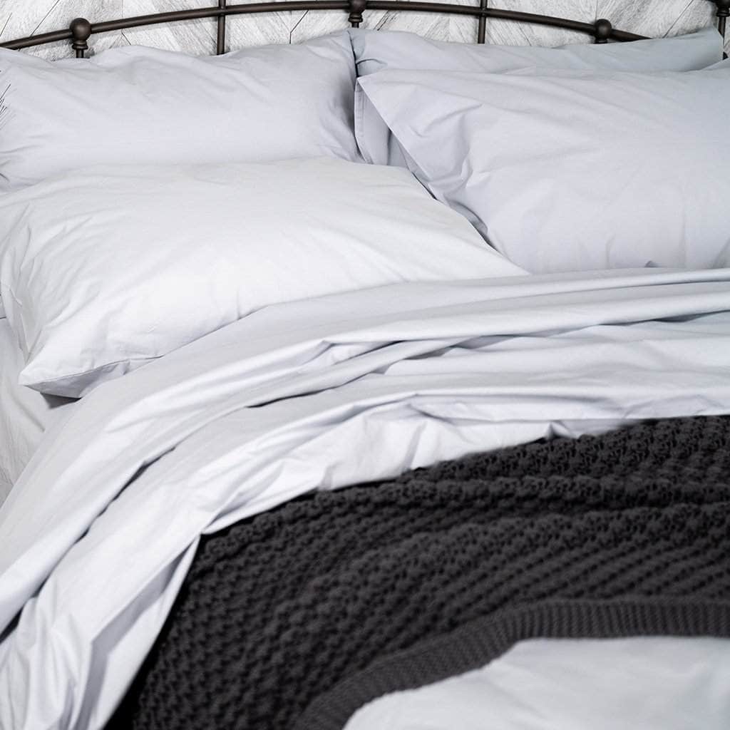 Housse de couette en percale de coton bio Essential