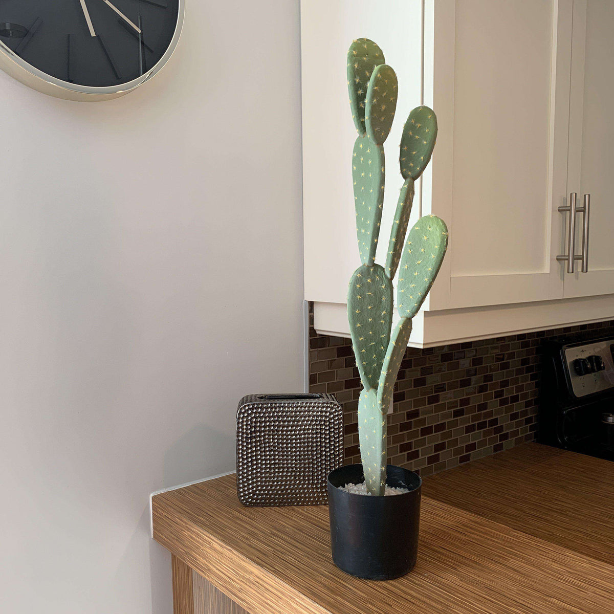 Plante en pot artificielle Penka Cactus 66 cm