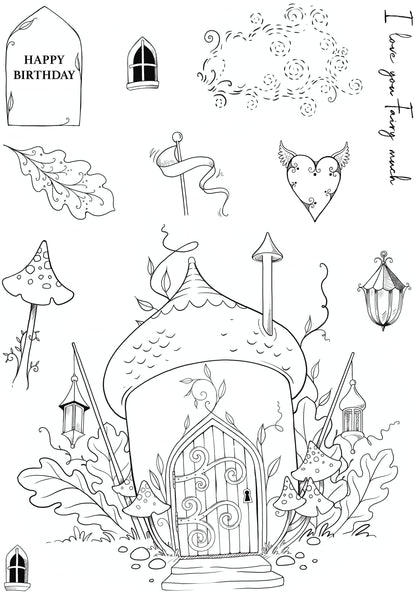 Pink Ink Designs Shine A Light 6 po x 8 po Set de Tampons Transparents