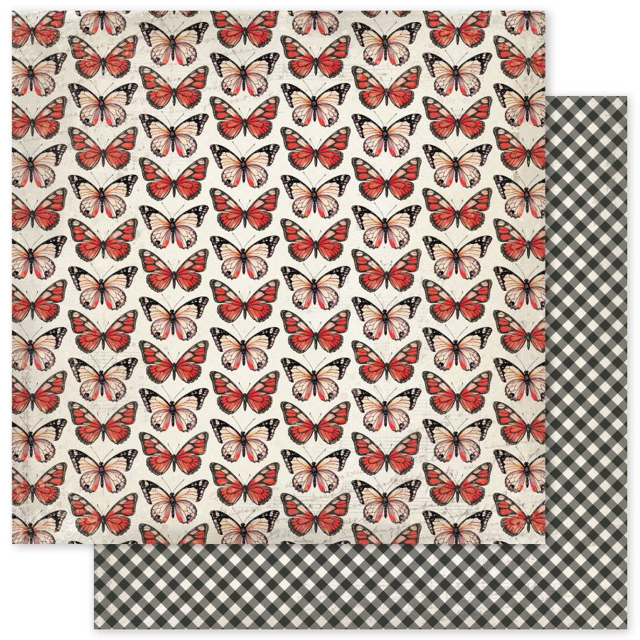 Collection de Papiers Jardin de Coquelicots 6x6 34641