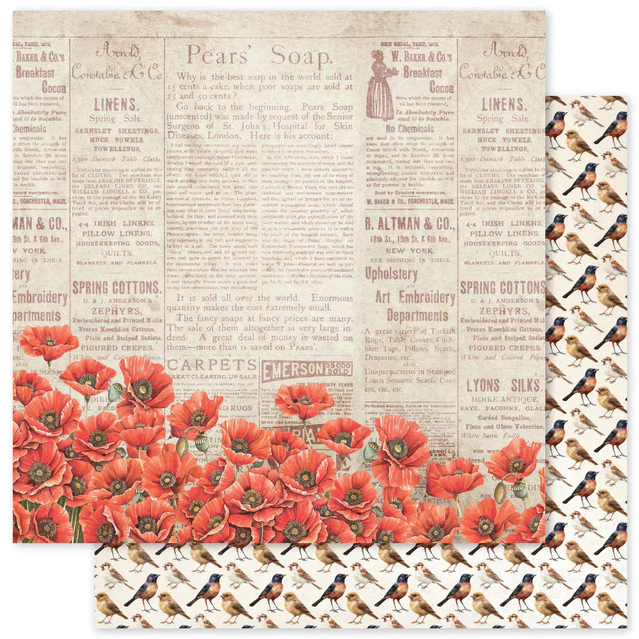 Poppy Garden 6x6 Paper Collection 34617