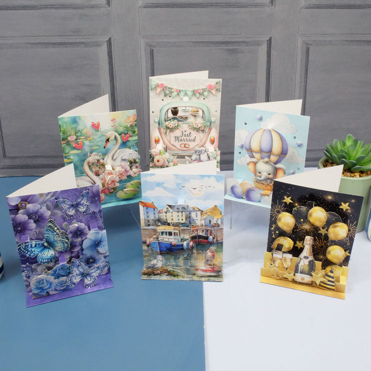 Cartes à Soufflets Escamotables - Cartes Moments & Souvenirs - Set 2
