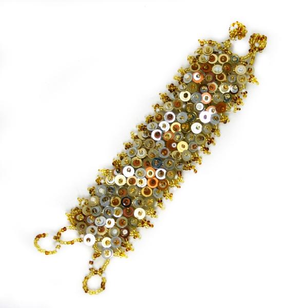 Manchette en sequin à enrouler