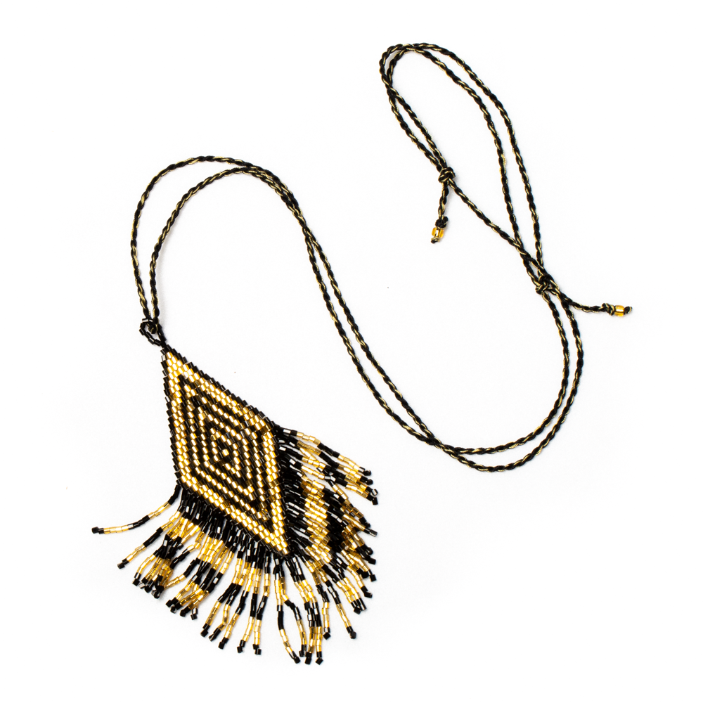 Beaded Aztec Style Necklace
