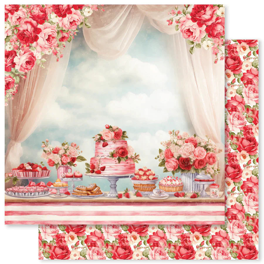 Collection de papiers "Baisers Sucrés" 30x30 cm 31440