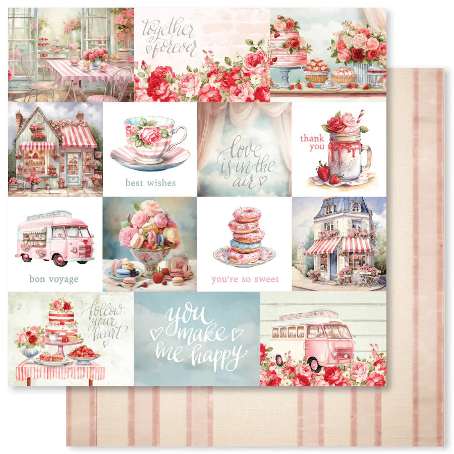 Collection de papiers Candy Kisses 6x6 31461