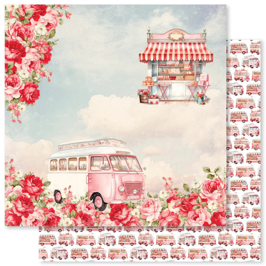 Collection de papiers "Baisers Sucrés" 30x30 cm 31440