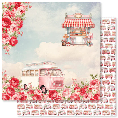 Collection de papiers "Baisers Sucrés" 30x30 cm 31440