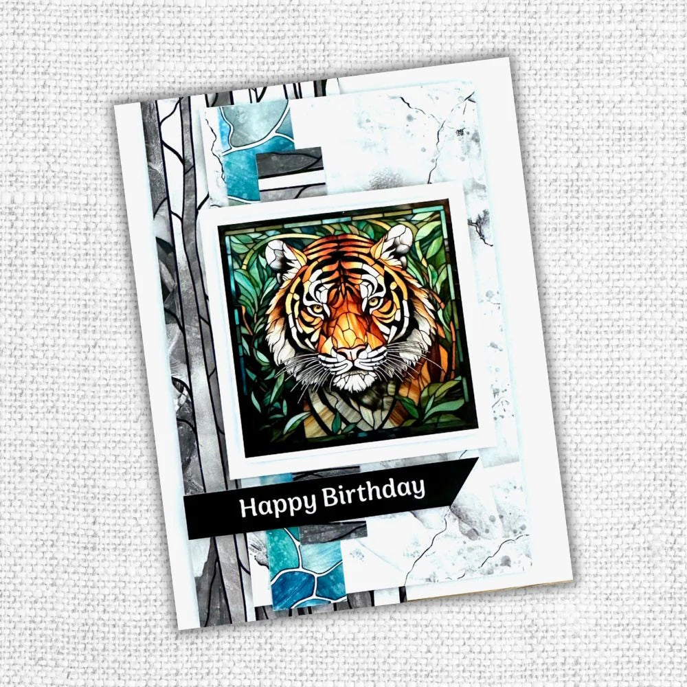 Collection de papiers Le règne animal 6x6 32100