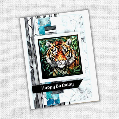Collection de papiers Le règne animal 6x6 32100