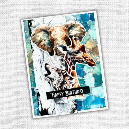 Collection de papiers Le règne animal 6x6 32100