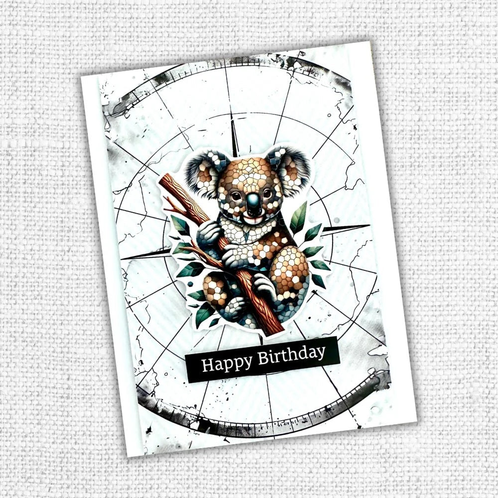Collection de papiers Le règne animal 6x6 32100