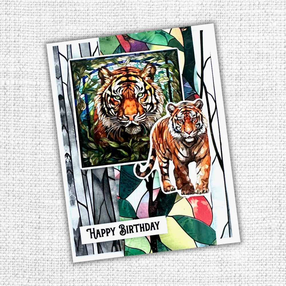 Collection de papiers Le règne animal 6x6 32100
