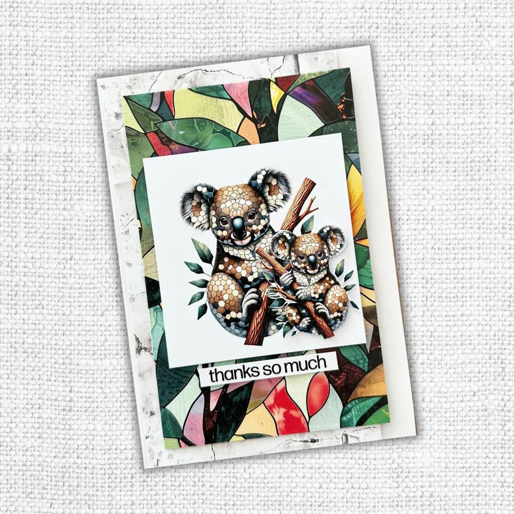 Collection de papiers Le règne animal 6x6 32100