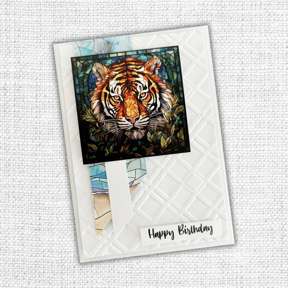 Collection de papiers Le règne animal 6x6 32100