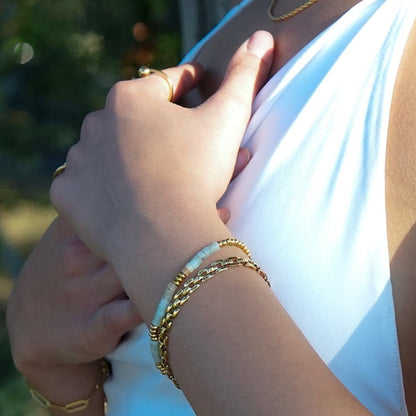Style PROVINIA : Bracelet de montre rétro en or