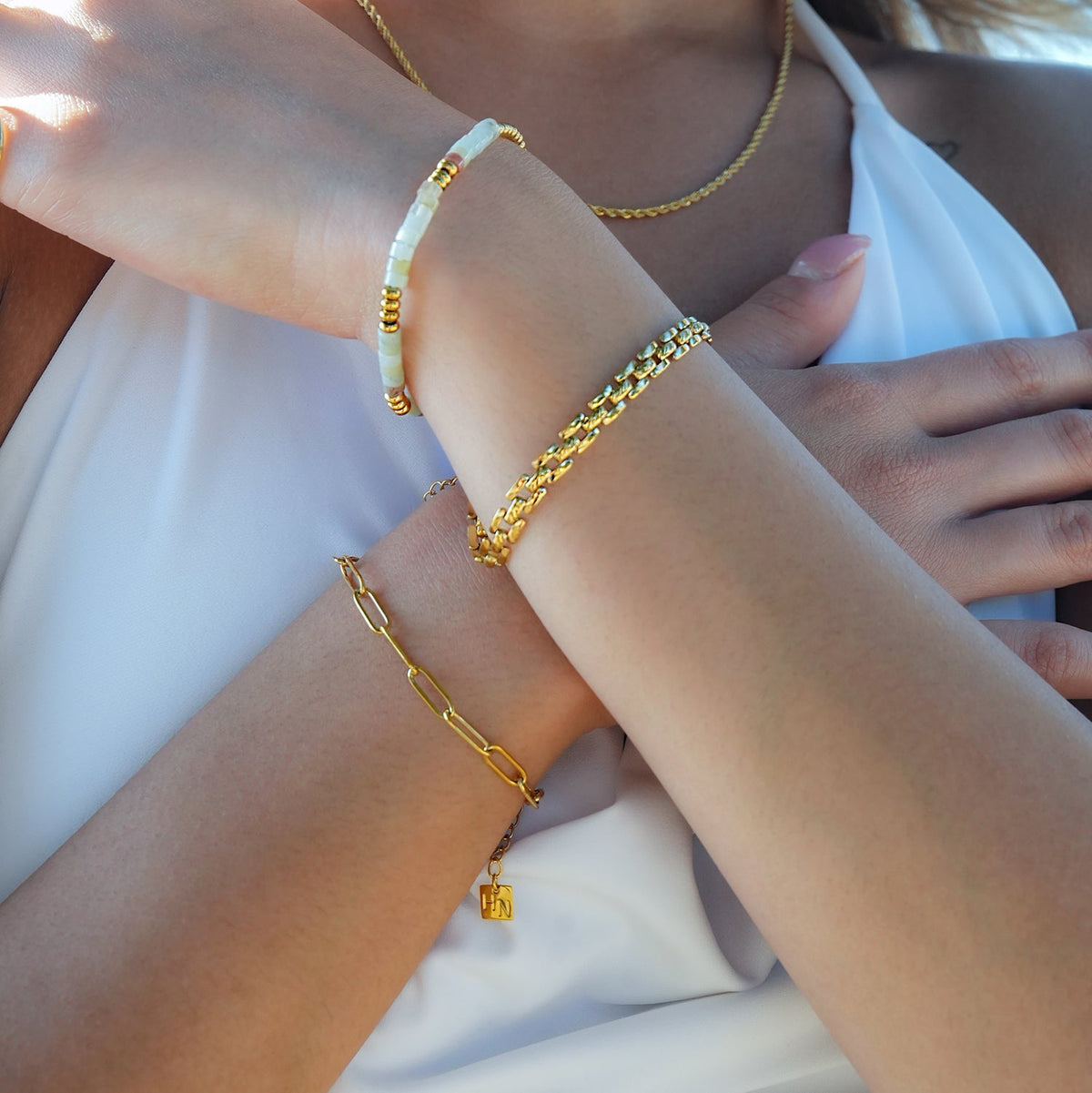 Style PROVINIA : Bracelet de montre rétro en or