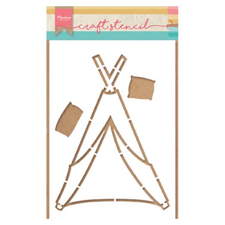 Gabarit de bricolage Marianne Design : Tipi par Marleen