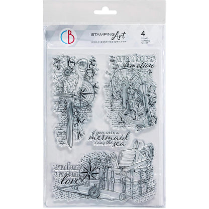 Ciao Bella Clear Stamp Set 6"x8" L'Amour Sous-Marin