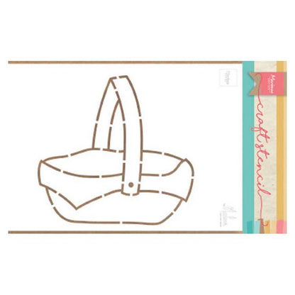 Pochoir artisanal Marianne Design Panier de fruits par Marleen