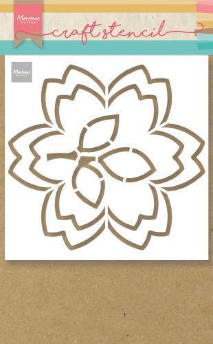 Pochoir pour loisirs créatifs - Fleur