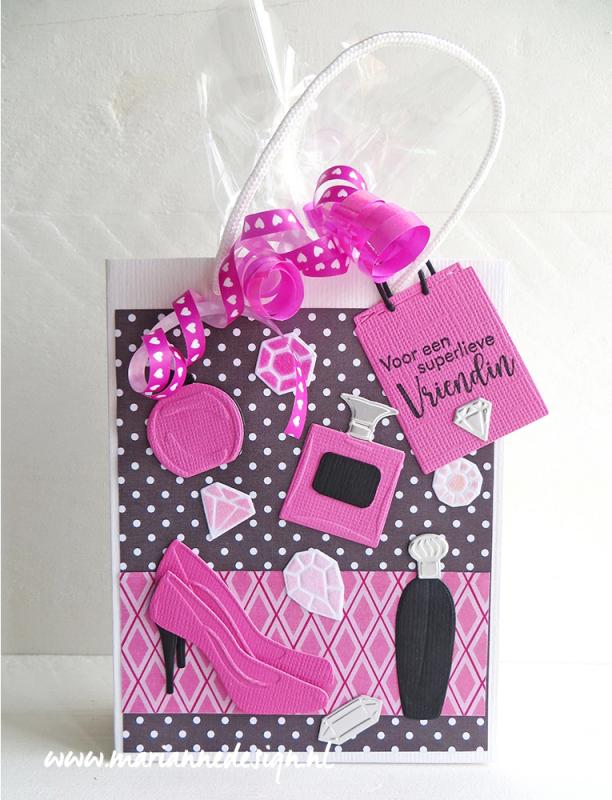 Marianne Design Pochoir créatif - A4 - Sac de courses