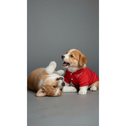 Red cotton shirt