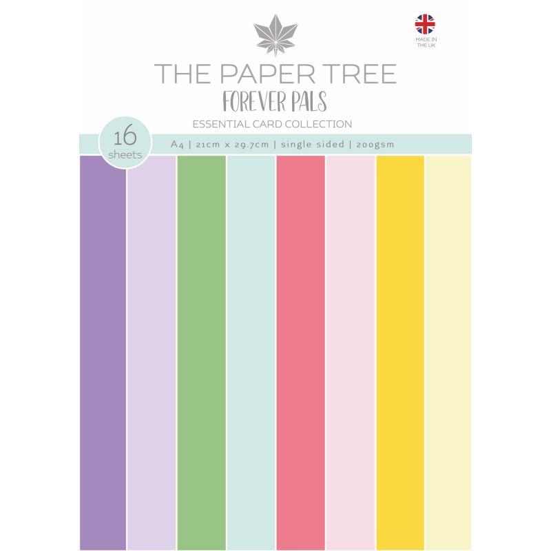 The Paper Tree Forever Pals A4 – Cartonnettes de couleur essentielles