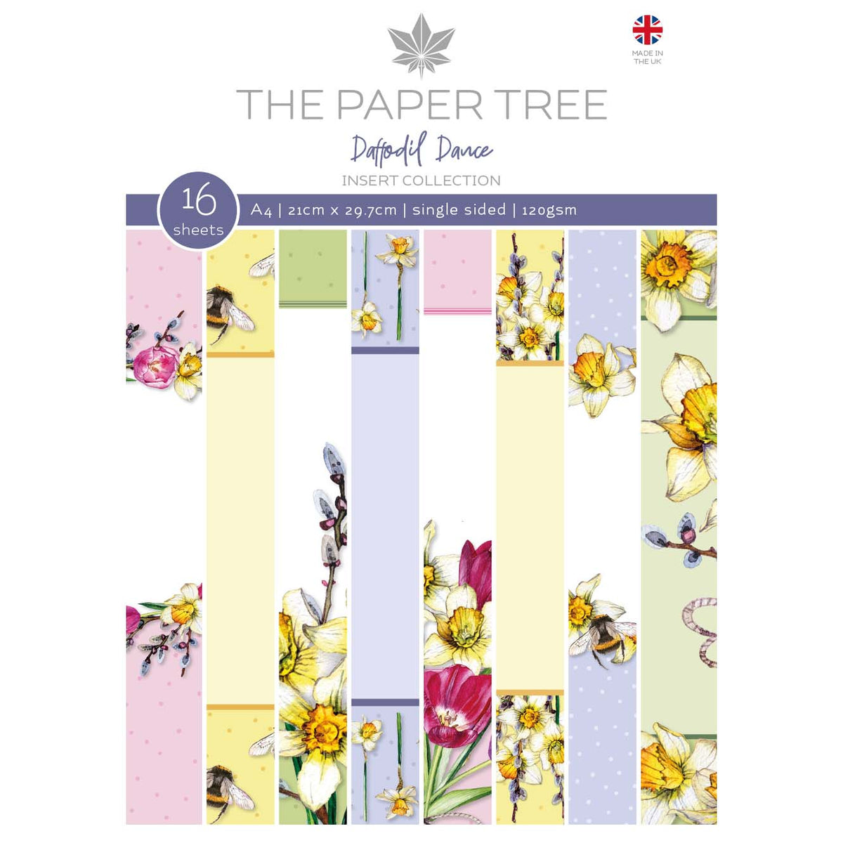 Collection d'inserts A4 The Paper Tree Daffodil Dance
