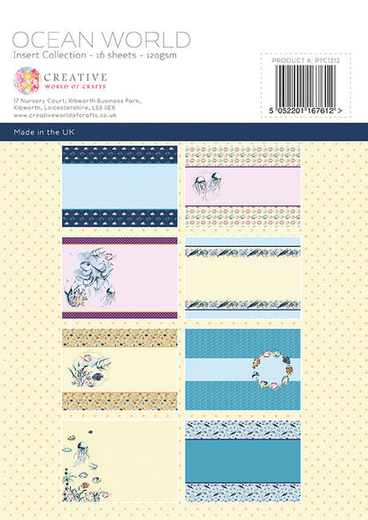 La Collection d'Inserts A4 Ocean World de The Paper Tree