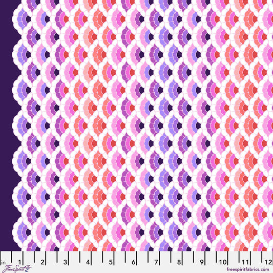 Tula Pink - Floral Reef - Aquatic Lace - Ultraviolet - PWTP269.ULTRAVIOLET