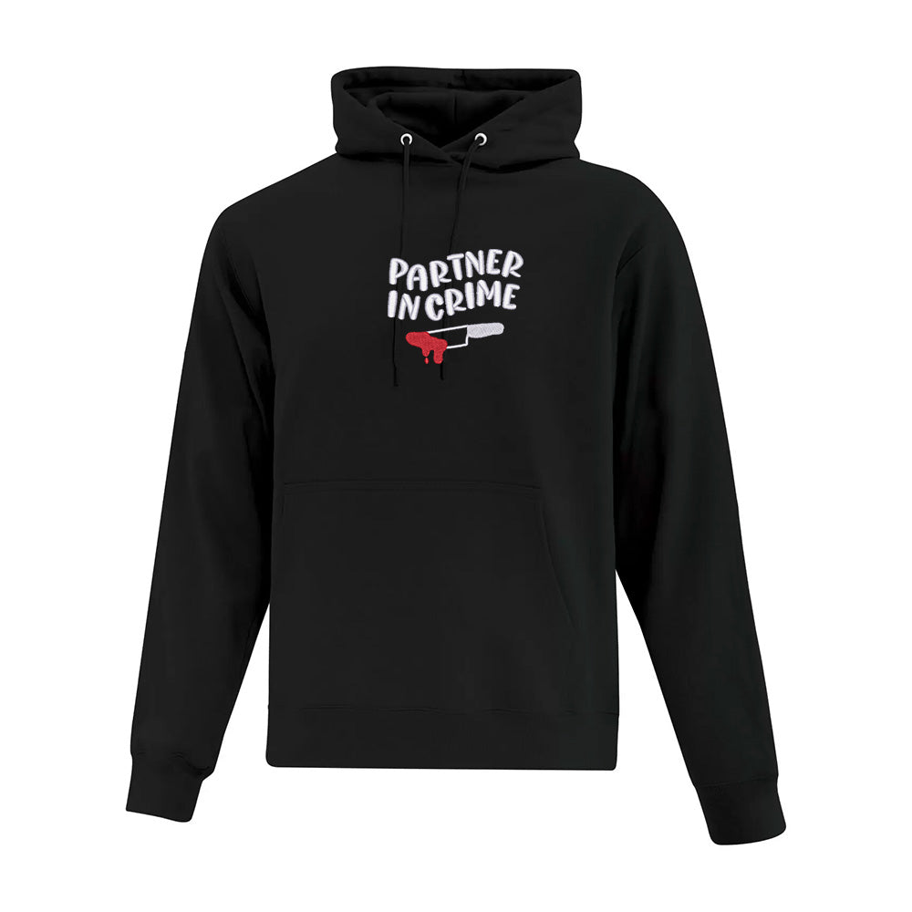 Hoodie "Partner in Crime" brodé