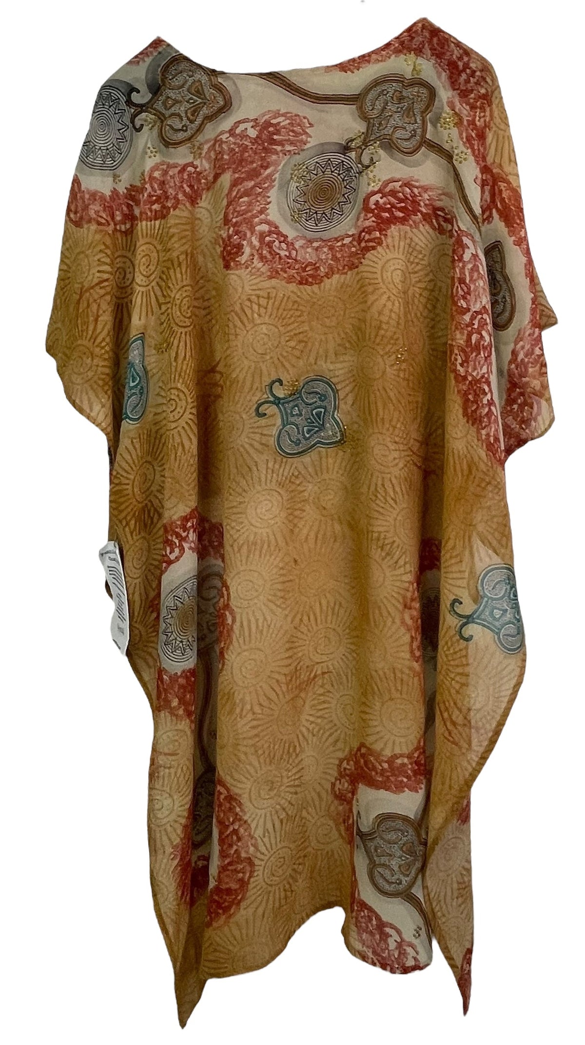 PRG7715A Haut Pure Soie Asymétrique Transparent Avatar