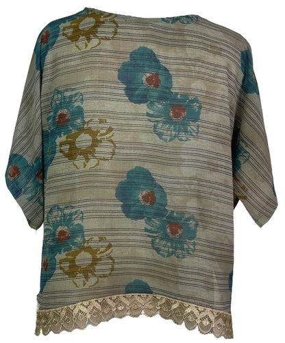 PRG5387 Haut fendu en pure soie Sheer Avatar