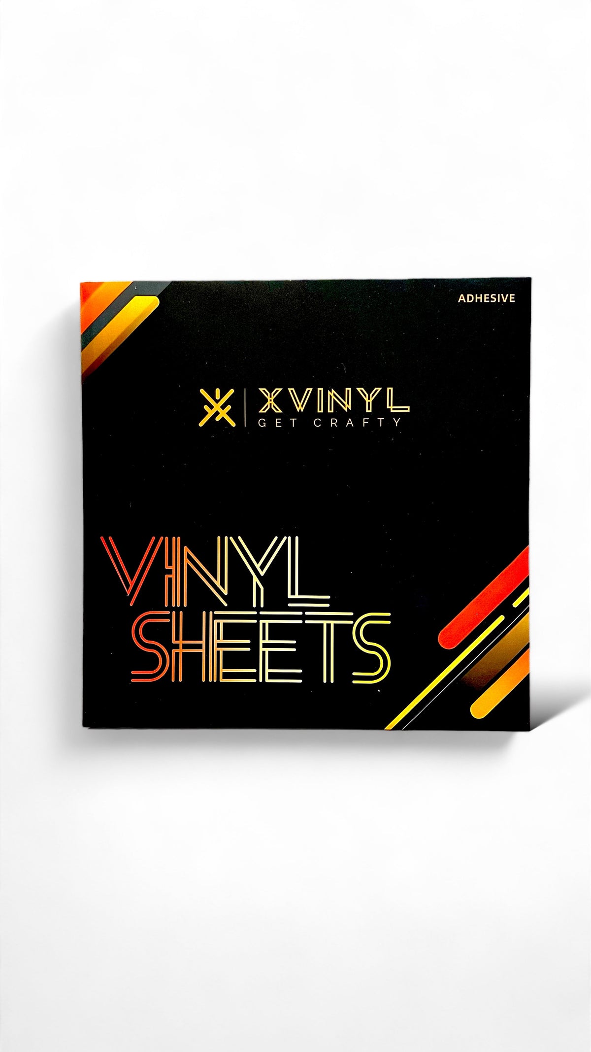 Vinyle adhésif permanent mat blanc XVinyl Pro avec support PET - Vinyle artisanal compatible Cricut Silhouette Cameo pour panneaux de signalisation, décoration d'intérieur, scrapbooking, autocollants pour tasses à faire soi-même