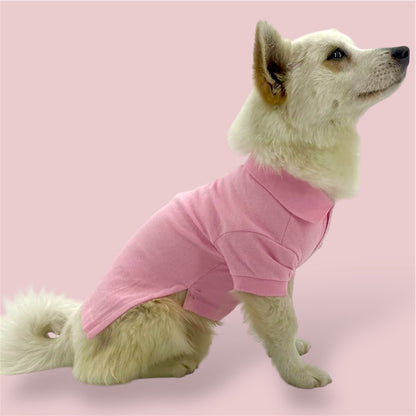 Chemise en coton rose