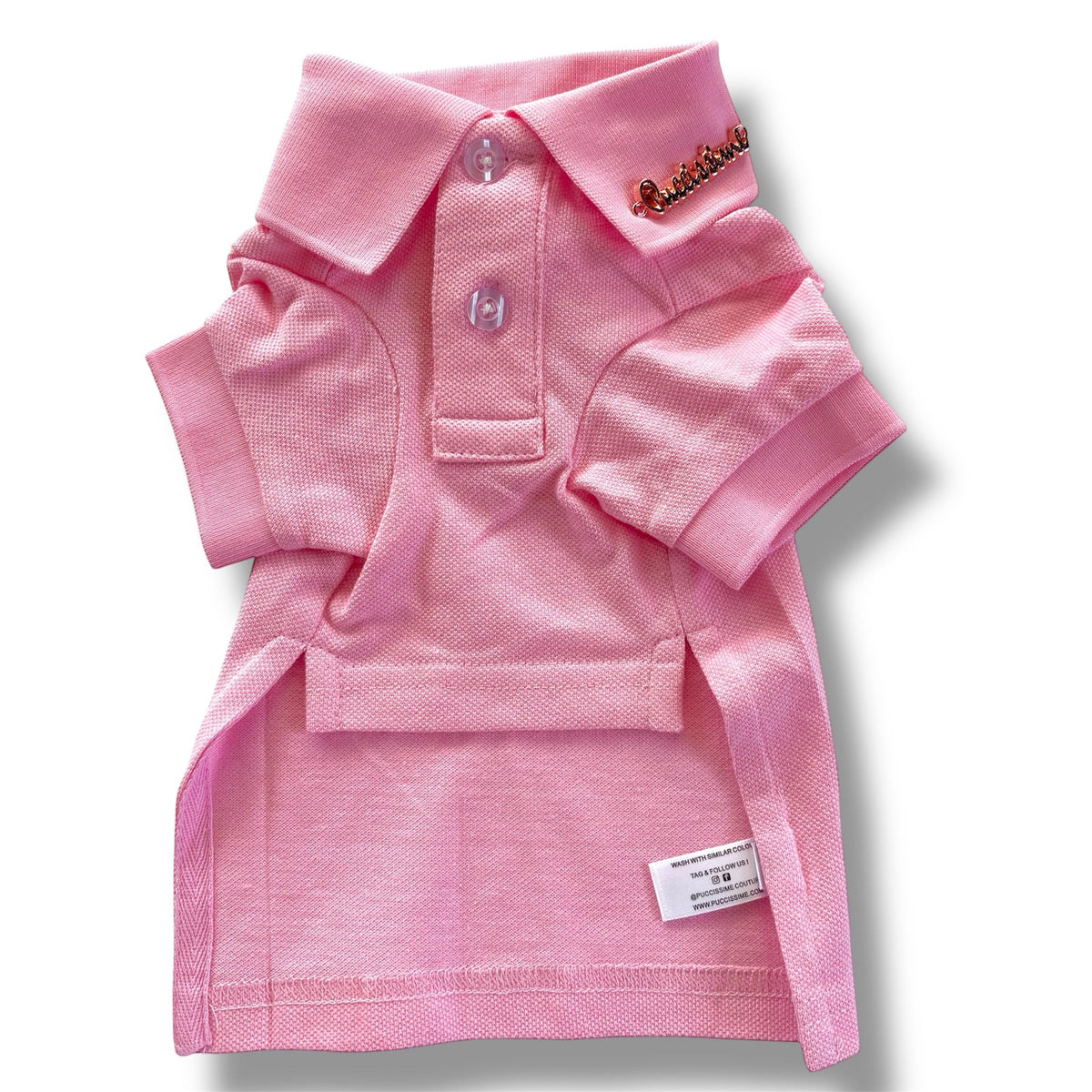 Chemise en coton rose