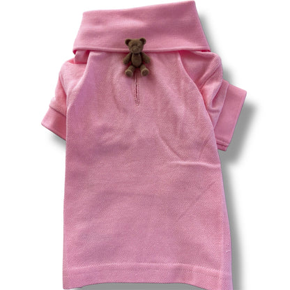 Chemise en coton rose