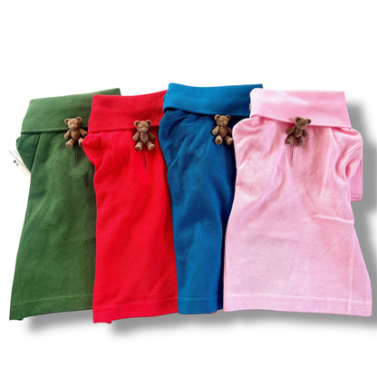 Chemise verte en coton