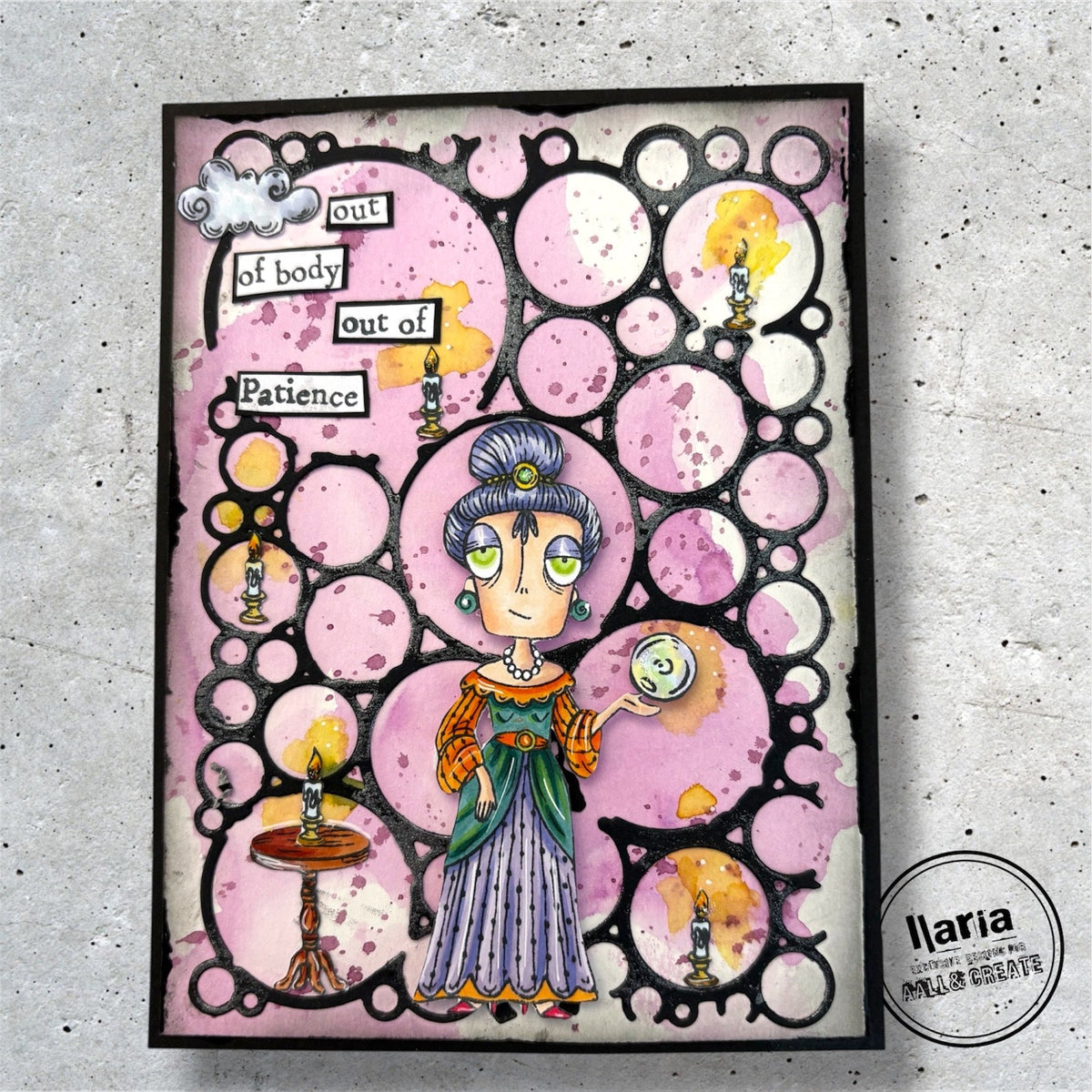 AALL and Create - A7 Stamp Set - Moonlight Mischief