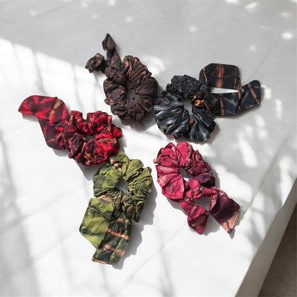 Tie Dye Scrunchie With Tail