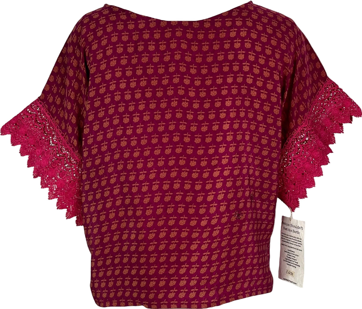 PRC6159 Avatar Pure Silk Boxy Top