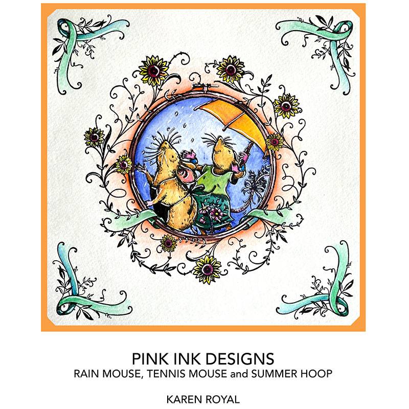 Pink Ink Designs Tampon transparent A7 Rain Mouse