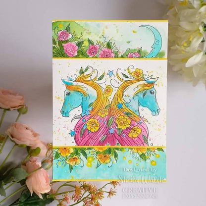 Pink Ink Designs Gemini, lot de tampons transparents, 15,2 x 20,3 cm