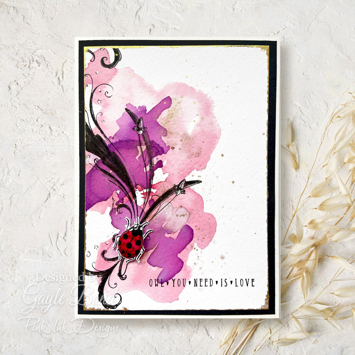 Pink Ink Designs Heavenly Hare, Set de tampons transparents 15,24 x 20,32 cm